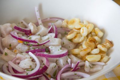 Ceviche lubina - Wikicocina