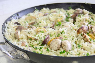 receta arroz con almejas - Wikicocina
