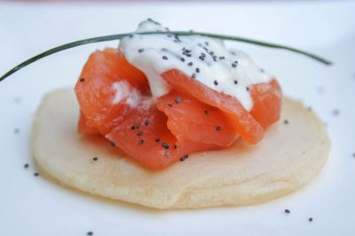 Receta blinis salmon - Wikicocina