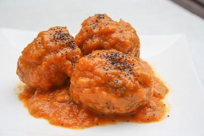 Receta de albondigas chipiron txipiron - Wikicocina