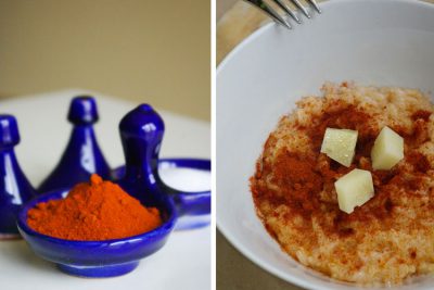 Receta de risotto queso manchego pimenton - Wikicocina