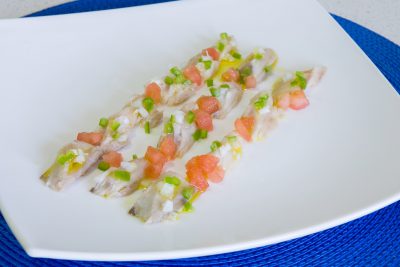 Receta vinagreta de jurel txitaxrro - Wikicocina